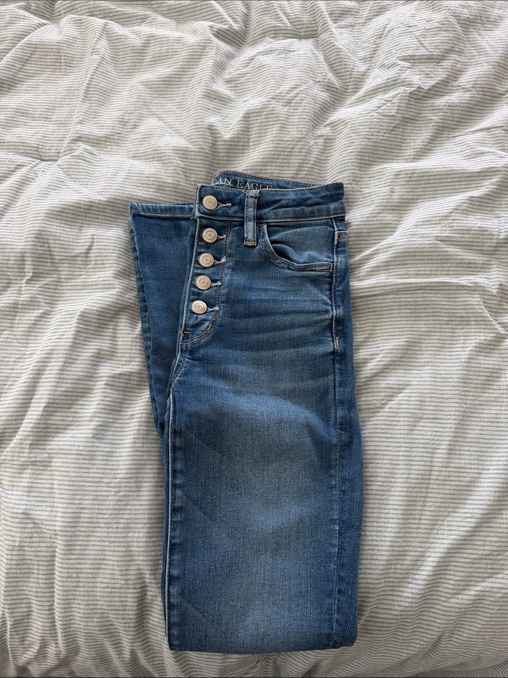 American Eagle Super high rise jegging size 0